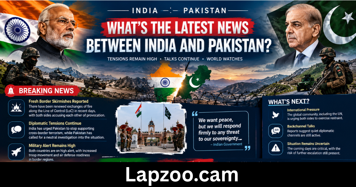 what's the latest news between india and pakistan?