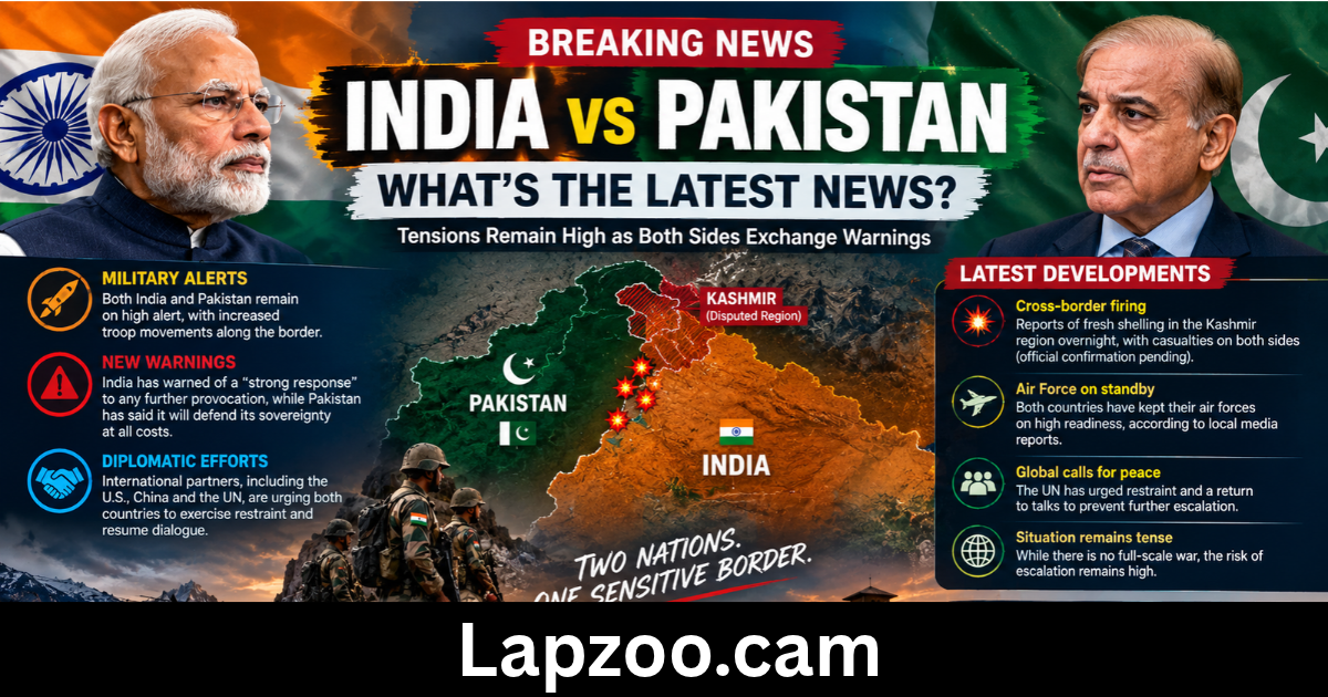 what's the latest news between india and pakistan?